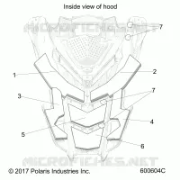 HOOD FOAM/FIBER