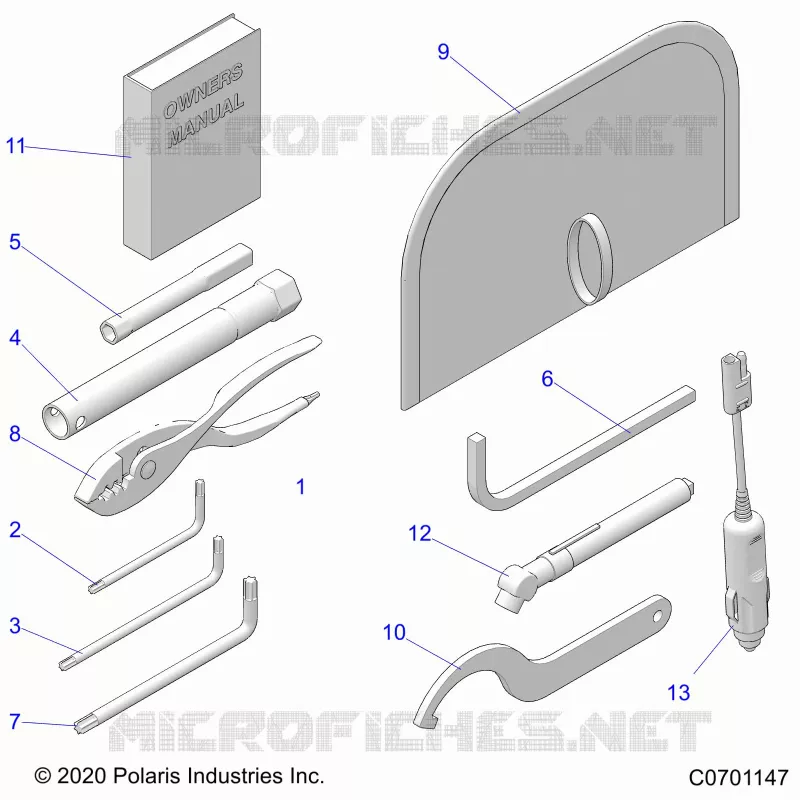 REFERENCE, OWNERS MANUAL AND TOOL KIT