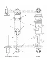 SUSPENSION, FRONT SHOCK TRACK MONOTUBE