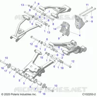 REAR SUSPENSION CONTROL ARM MOUNTING