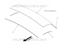 ROOF PANEL, REAR, 4 PASSENGER