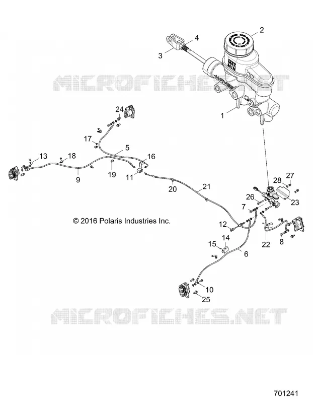 BRAKE LINES AND MASTER CYLINDER