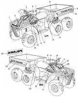 DECALS BIG BOSS 6X6 400L W97AE38A (4940814081A009)