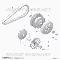 DRIVE TRAIN, PRIMARY CLUTCH