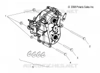 DRIVE TRAIN, GEARCASE MOUNTING
