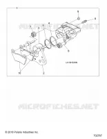 BRAKES, FRONT BRAKE CALIPER