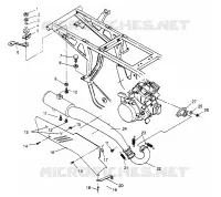 EXHAUST SYSTEM 2X4 300 W947530 (4926742674A009)