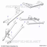 REAR SUSPENSION CONTROL ARMS