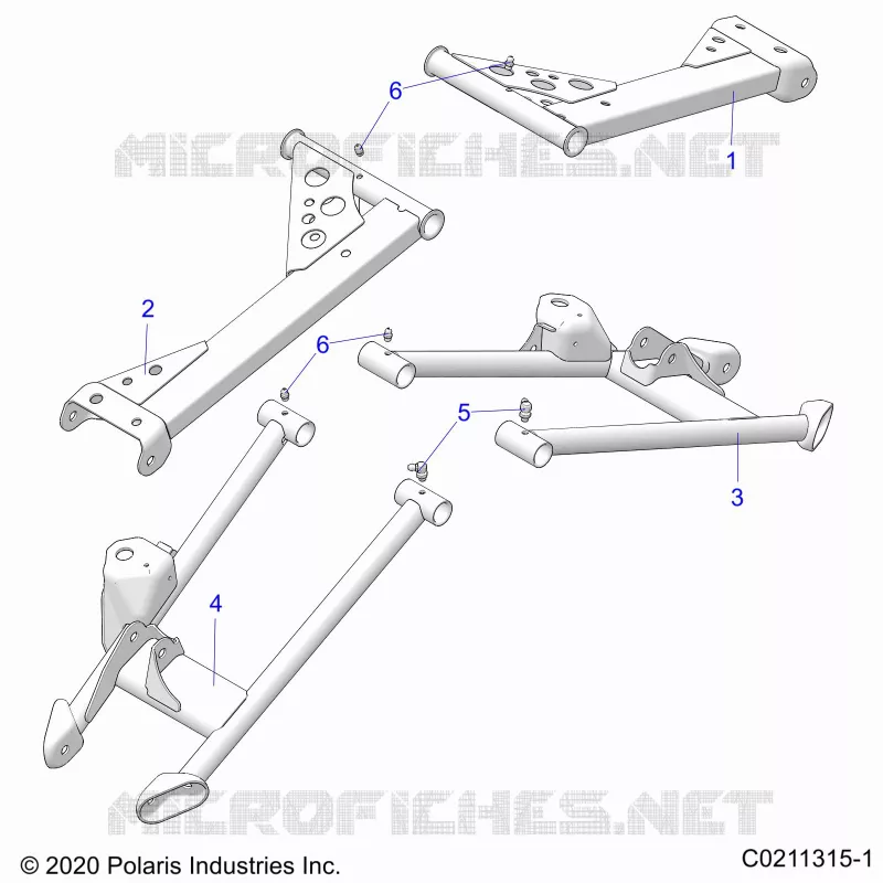 REAR SUSPENSION CONTROL ARMS