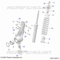 SUSPENSION, FRONT STRUT 