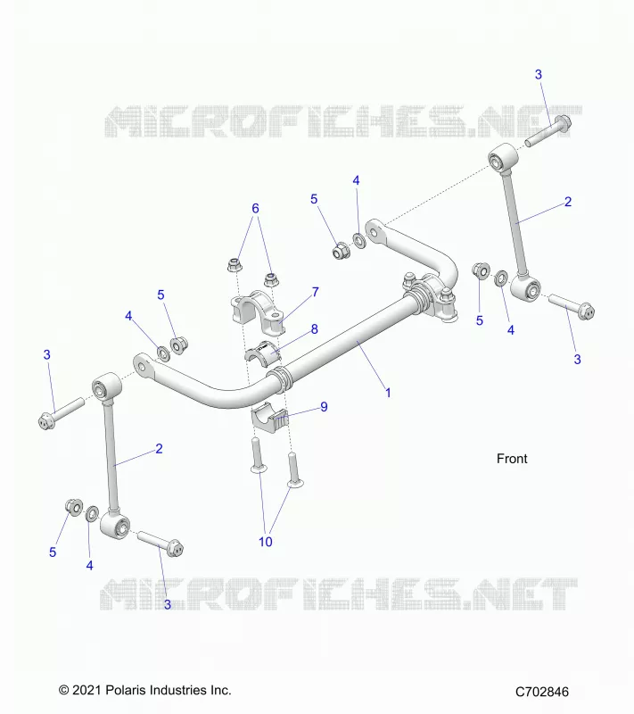 SUSPENSION, FRONT STABILIZER BAR
