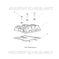 ENGINE, VALVE COVER
