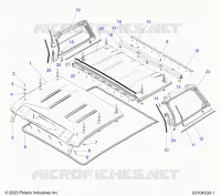 ROOF AND REAR CAB PANELS