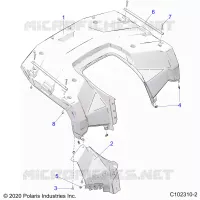 REAR BODYWORK CAB