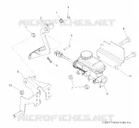 BRAKES, PEDAL AND MASTER CYLINDER