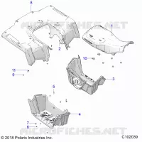 REAR CAB, SEAT AND FOOTWELLS