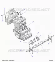 ENGINE, MOUNTING & LONG BLOCK
