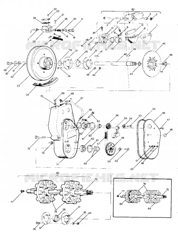BRAKE   CHAINCASE 400 AND 650 (4914131413013A)