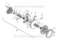 DRIVE CLUTCH TRAIL 0972761, EUROPEAN TRAIL E972761,  TRAIL TOURING 0972262 (4938313831C010)