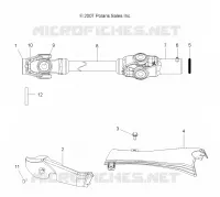 DRIVE TRAIN, FRONT PROP SHAFT