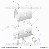 ENGINE, EXHAUST SYSTEM, SILENCER AND RELATED