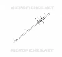 REAR WHEEL AXLE