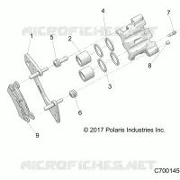 REAR BRAKE CALIPER