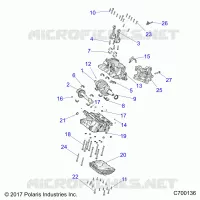 ENGINE, CRANKCASE AND CRANKSHAFT