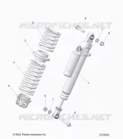 SUSPENSION, FRONT SHOCK MOUNTING