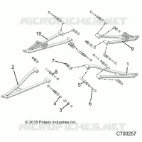FRONT SUSPENSION CONTROL ARMS