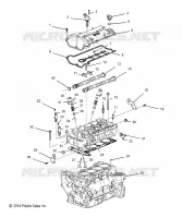 ENGINE, CYLINDER HEAD AND RELATED PARTS