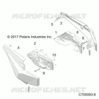 REAR BODYWORK FENDERS