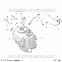 FUEL SYSTEM, FUEL TANK ASM.