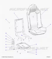 SEAT ASM. AND SLIDER