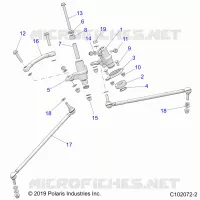 STEERING, IDLERS AND LINKS