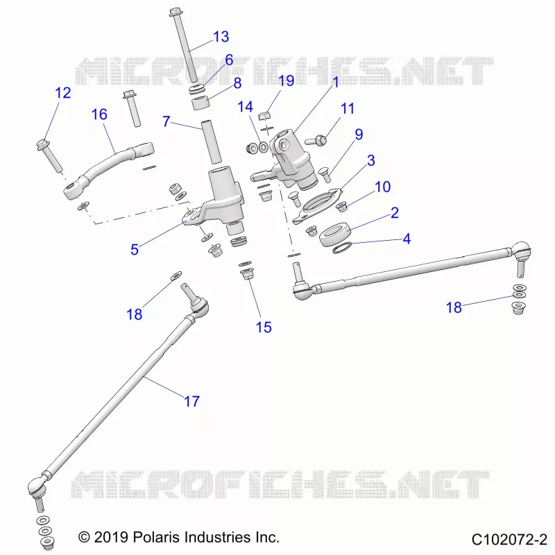STEERING, IDLERS AND LINKS