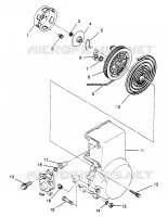 RECOIL STARTER XLT 0970756, XLT SKS 0970556,  AND XLT RMK 0970956 (4937693769D007)