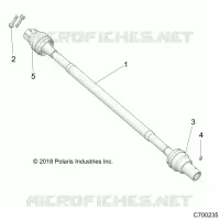 DRIVE TRAIN, REAR PROP SHAFT