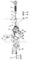 CARBURETOR TRAIL 0960761, TRAIL TOURING 0960262 AND EUROPEAN TRAIL TOURING (4931763176D005)