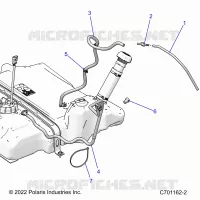 FUEL SYSTEM, LINES, STD.