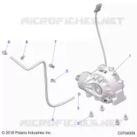 DRIVE TRAIN, FRONT GEARCASE MOUNTING