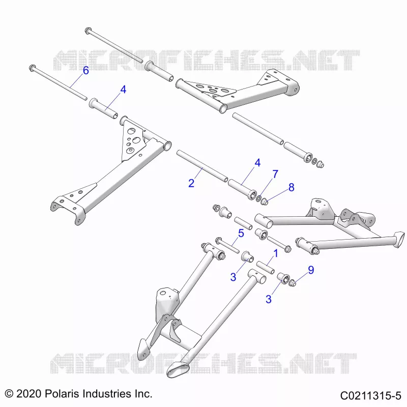 REAR SUSPENSION CONTROL ARM MOUNTING