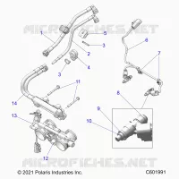 FUEL SYSTEM, RAIL, LINES AND THROTTLE BODY