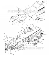 TUNNEL AND SEAT ASSEMBLY LITE GT 0953133 AND  EUROPEAN LITE GT E953133 (4928922892A006)