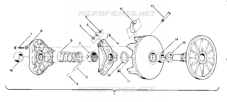 DRIVE CLUTCH SUPERTRAK (4915871587017A)