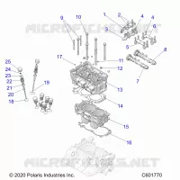 ENGINE, CYLINDER/CYLINDER HEAD ASM.