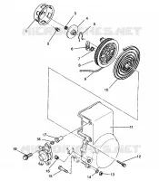 RECOIL STARTER XLT TOURING 0963357 AND EUROPEAN XLT TOURING E963357 (4931923192D001)