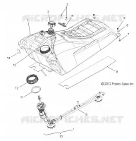 FUEL SYSTEM, FUEL TANK ASM.