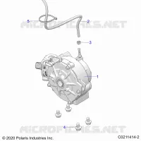 DRIVE TRAIN, FRONT GEARCASE MOUNTING