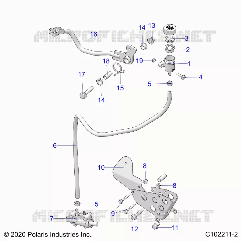 BRAKES, BRAKE PEDAL AND MASTER CYLINDER